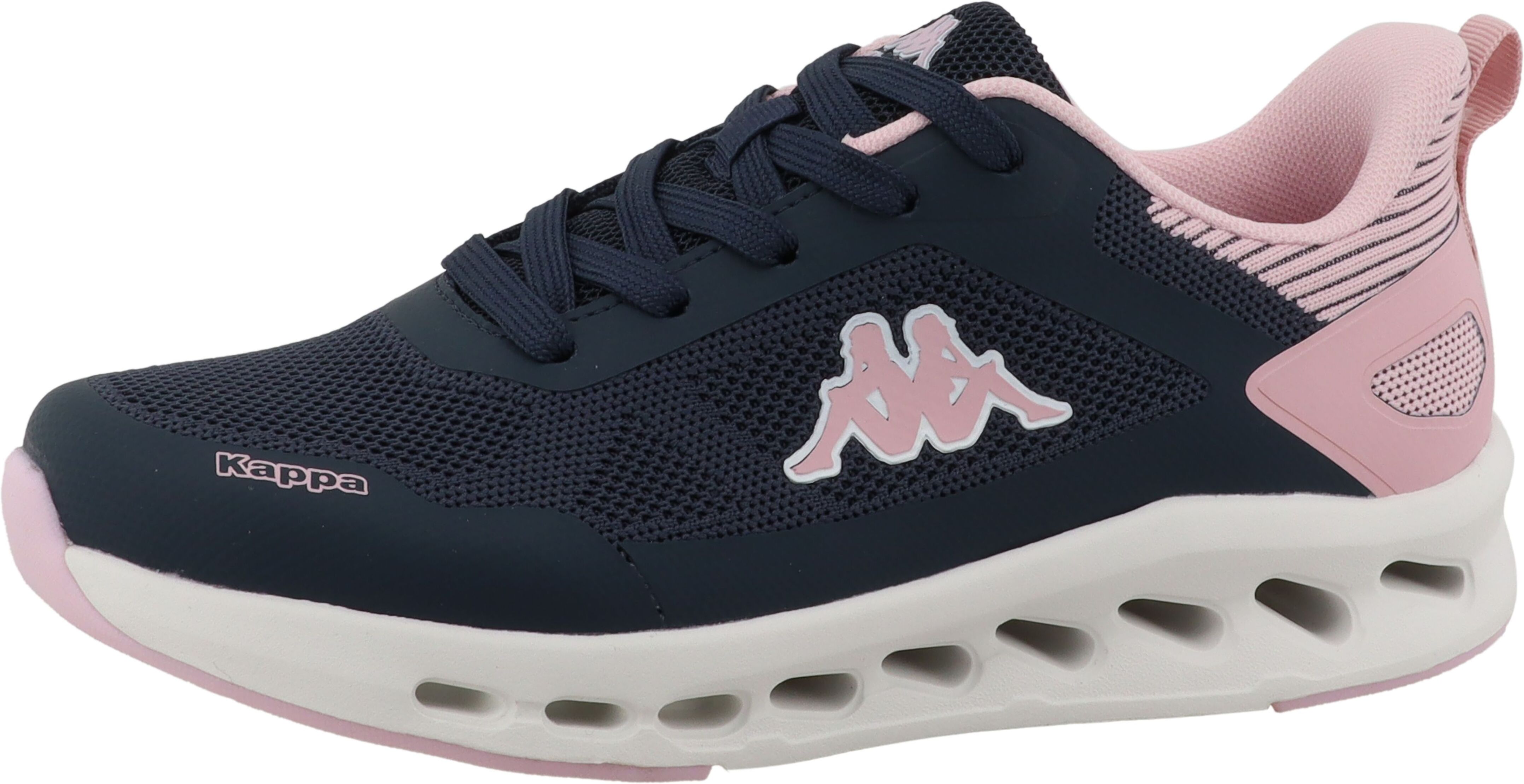 Sneaker KAPPA "DOMINIKA", Damen, Gr. 40, Synthetik, blau (navy, rose), Schuhe Sneaker navy, rose 40, Synthetik