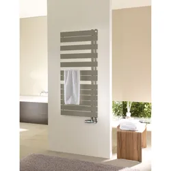 Zehnder Design-Heizkörper Roda Spa Asym, rechts, 805x65x550 mm, Concrete Grey