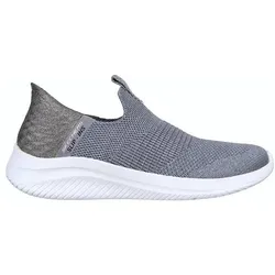 SKECHERS Damen Slipper ULTRA FLEX 3.0-SMOOTH STEP, Größe 40 in Silber Silber