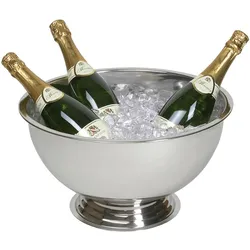 Ich-zapfe Sekt & Champagner Sektkühler, Flaschenkühler, Silber
