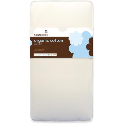 Naturepedic MC30 No-Compromise Organic Cotton Classic 252 Coil Baby Crib Mattress