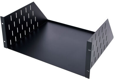 Adam Hall "87554 Rack Tray 19" 4HE" Schwarz pulverbeschichtet