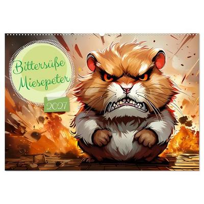 Bittersüße Miesepeter (Wandkalender 2027 DIN A2 quer), CALVENDO Monatskalender