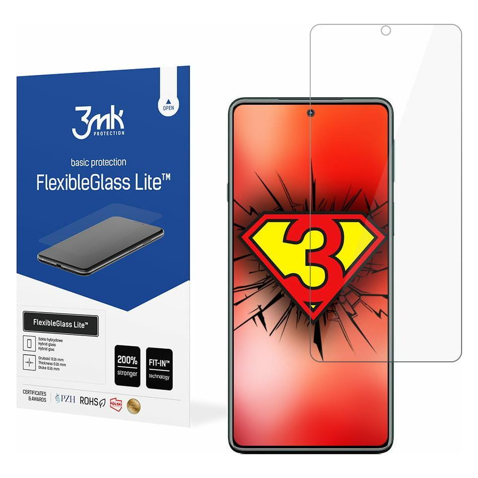 3MK FlexibleGlass Lite Motorola Edge 20 Szkło Hybrydowe Lite (1 Stk., Motorola Edge 20) (5903108432795)