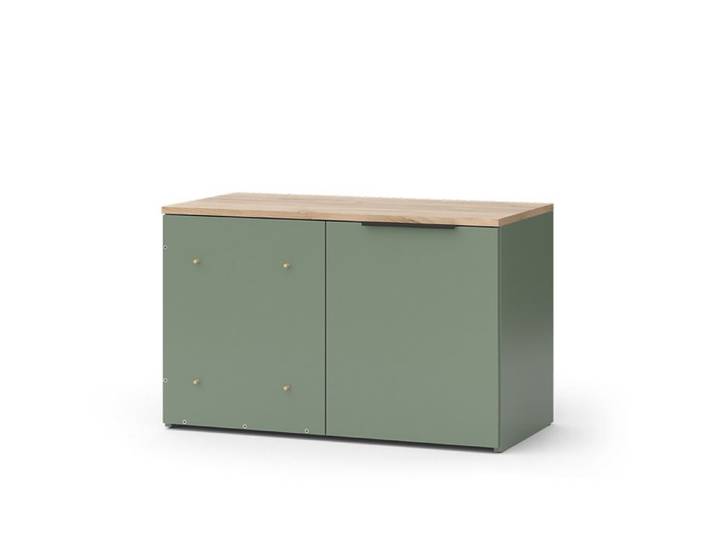 Commode Wido 80x50cm avec porte Vert Vicco 56606