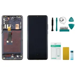 Huawei P30 Pro Display (mit Rahmen) schwarz - Set