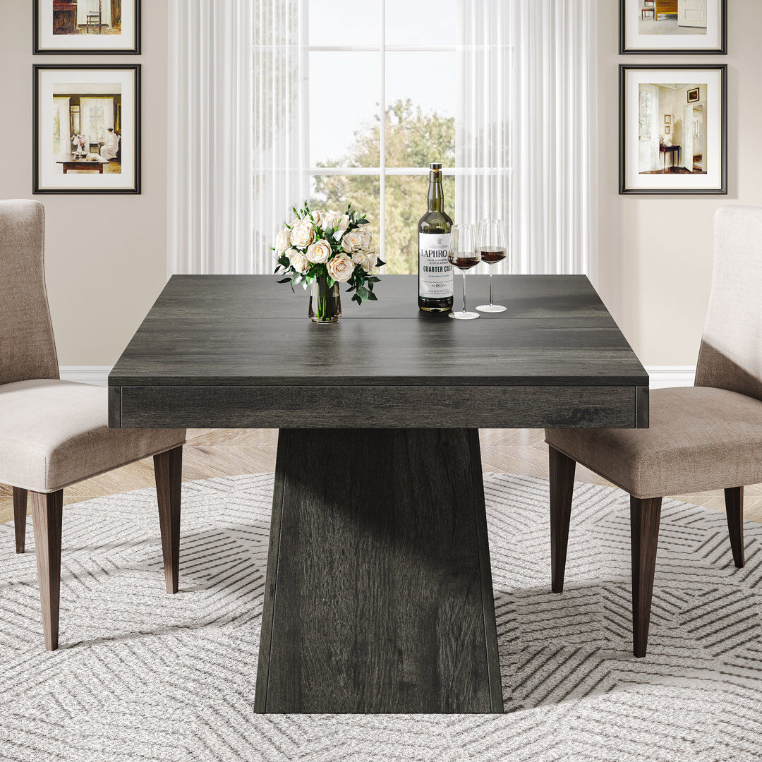 Blue Elephant Square Dining Table Dark Grey