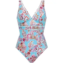 Sunflair Badeanzug Damen | Gr. 40 / C | blau - blau