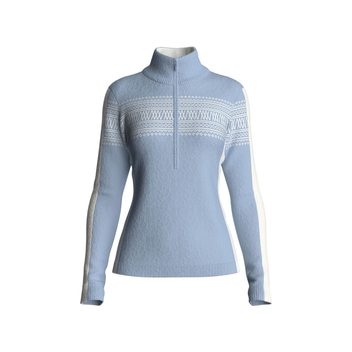 We Norwegians Signature 1/4-zip Women light blue (62) M 22870462