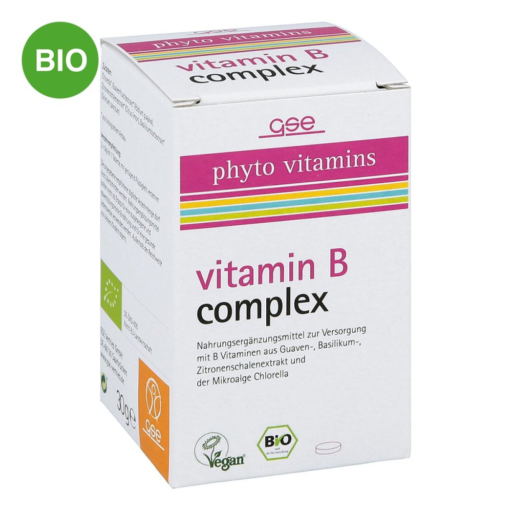 GSE Vertrieb Biologische Nahrungsergänzungs- & Hei Vitamin B complex Bio Tabletten 11096693