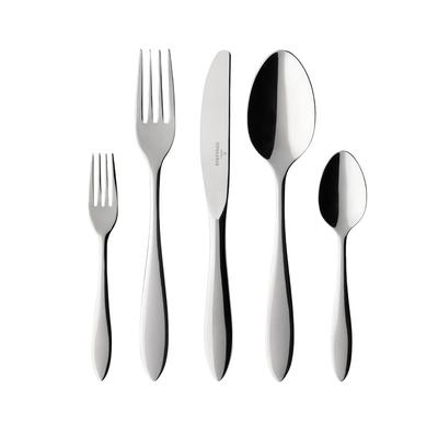Besteck-Set VILLEROY & BOCH "Tafelbesteck Arthur 30er Set silber", silber, Essbesteck-Sets