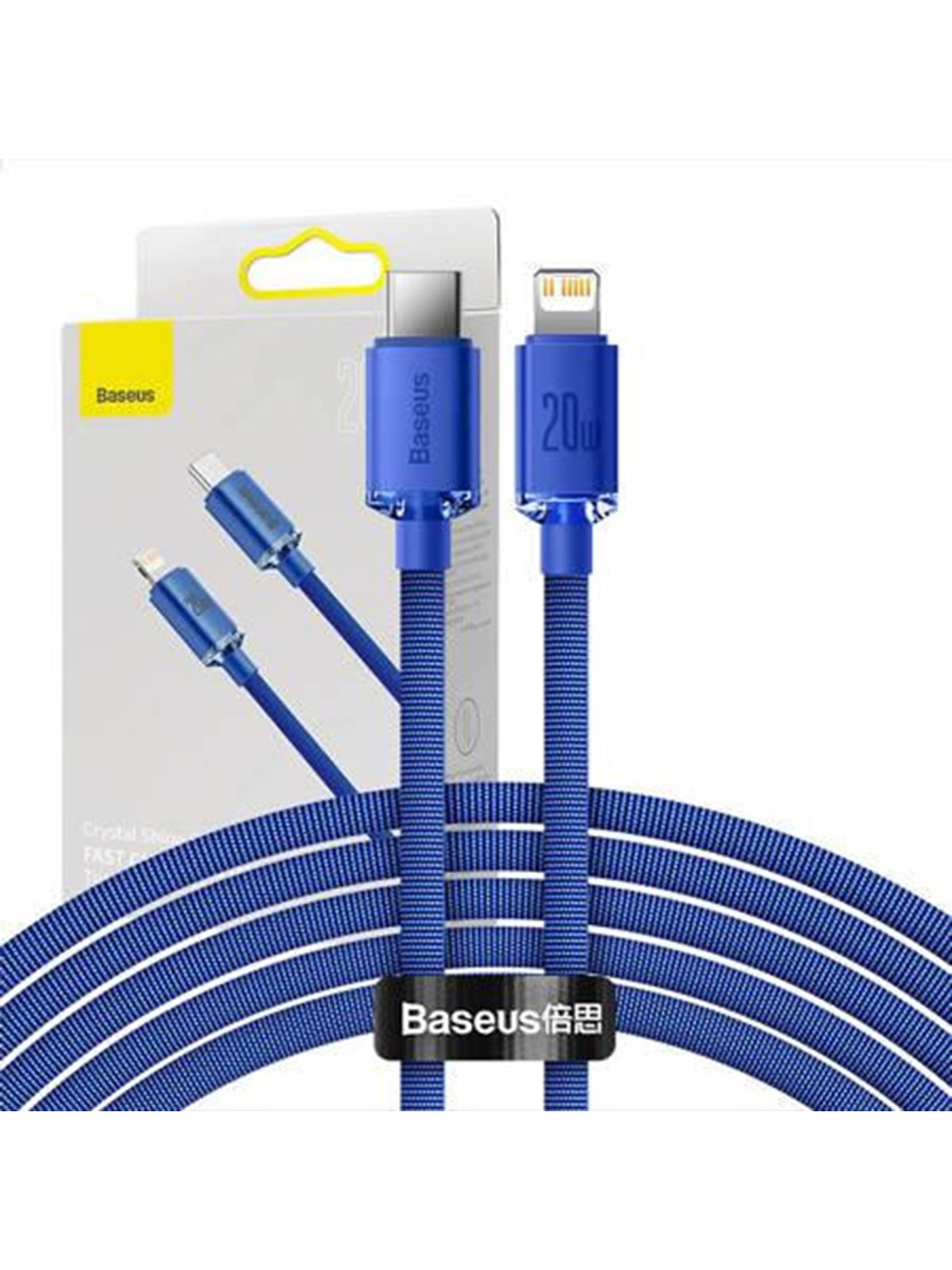 Baseus Crystal Shine cable USB-C to Lightning 20W PD 2m (blue)