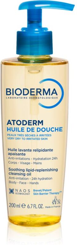 Bioderma Atoderm Shower Oil besonders nährendes und beruhigendes Duschöl für trockene und gereitzte Haut 200 ml