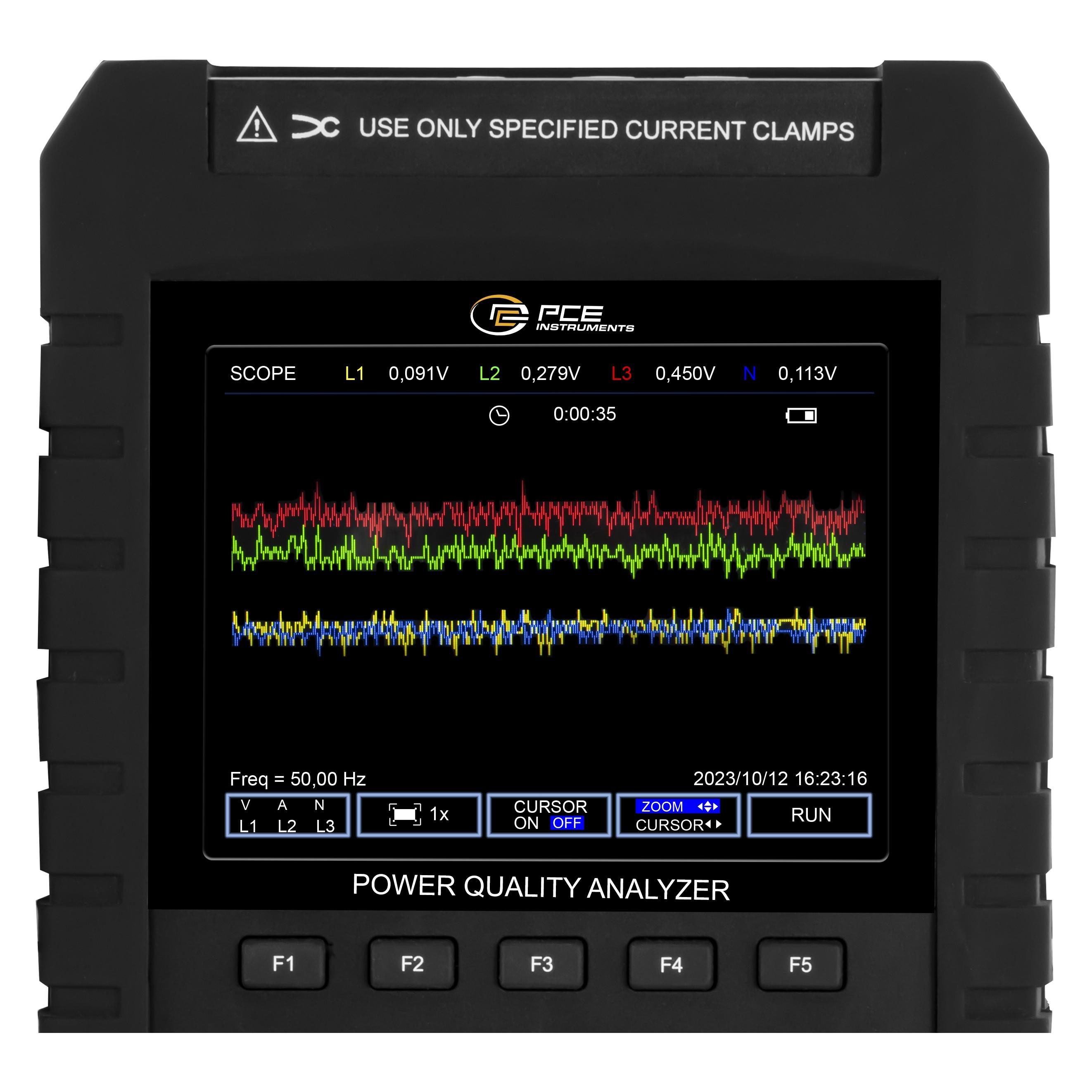PCE Instruments PCE-PA 8500 HP Netz-Analysegerät 3phasig, 1phasig mit Loggerfun (PCE-PA 8500 HP)