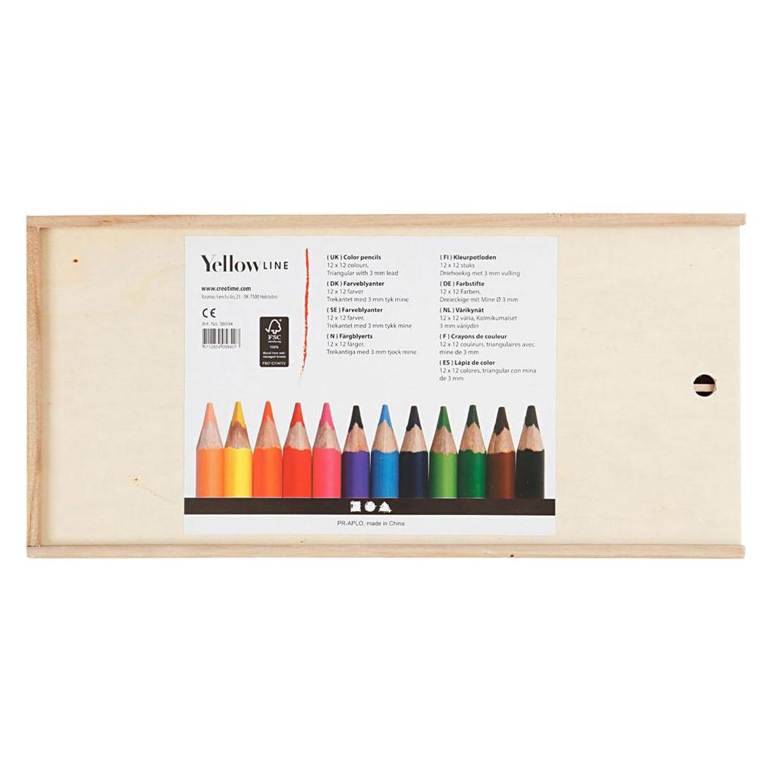 Creativ Company Buntstifte, verschiedene Farben, 144 Stück. (144x) (5712854058407)