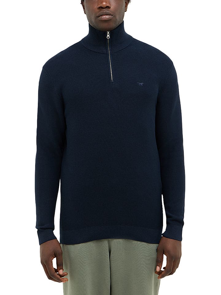 Mustang Pullover in Dunkelblau - L