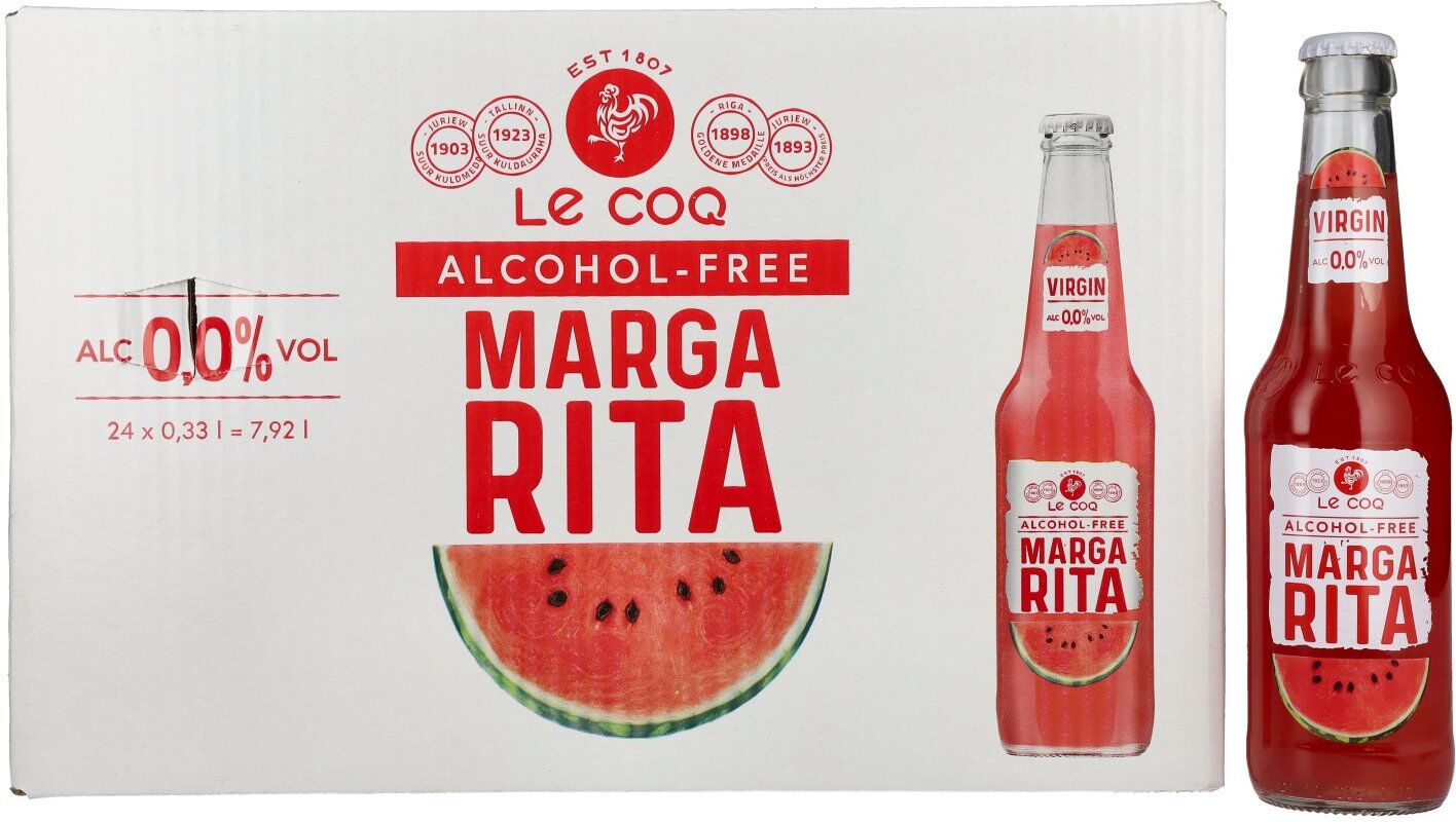 Le Coq MARGARITA alcohol-free 0.0% 24x0,33l