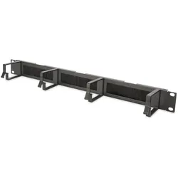 Digitus Kabelrangierpanel mit Bürstenleisten für 483 mm (19")-Schränke, 1HE