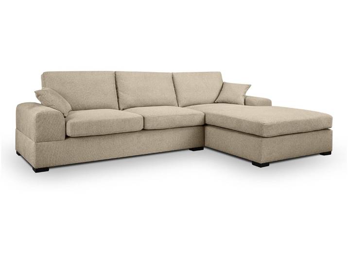 xonox.home Veda Sofa L-Form rechts beige B/H/T: 308x90x186cm