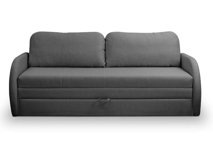 Selsey DIEGO - 3-Sitzer-Sofa mit Schlaffunktion und Bettkasten, dunkelgrau