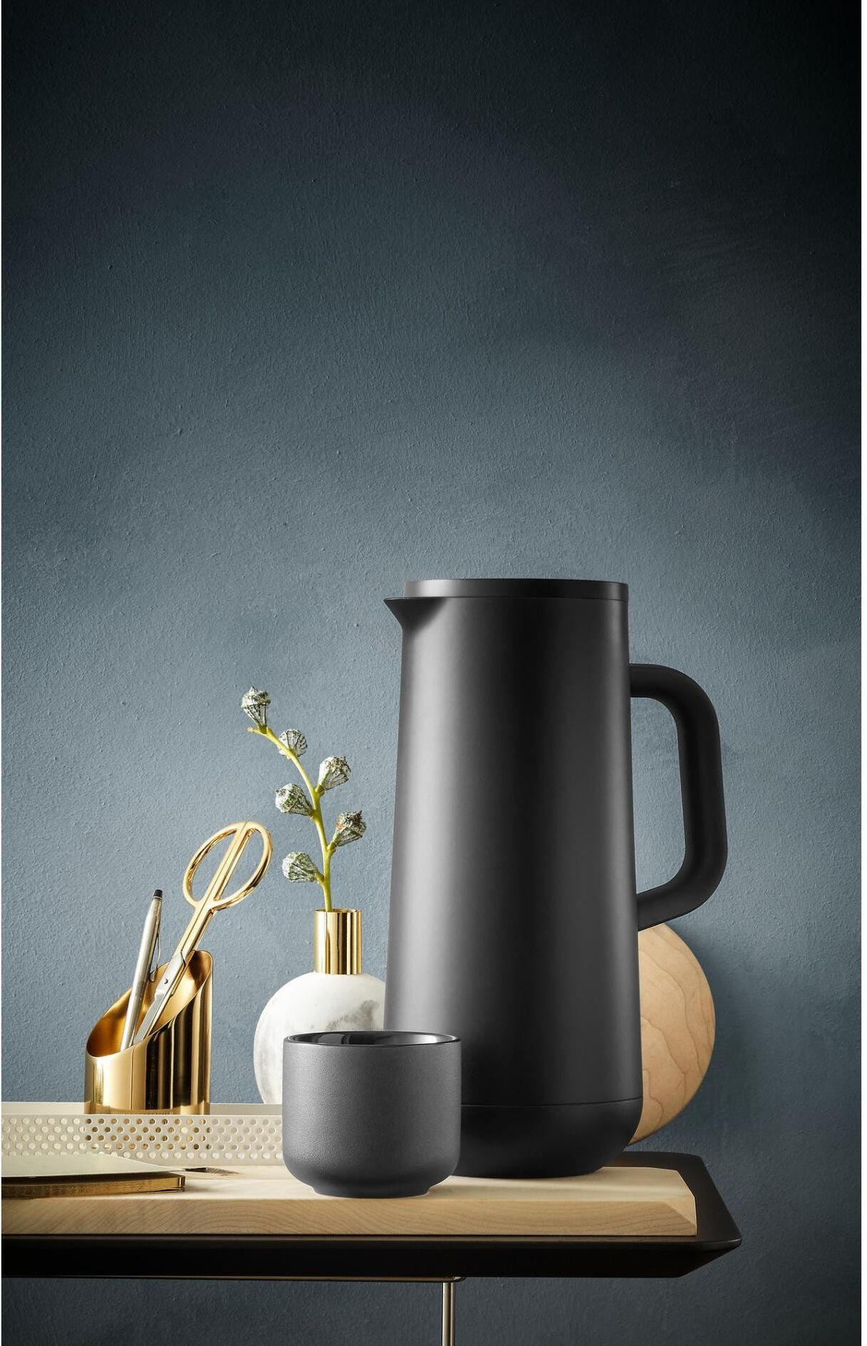Isolierkanne WMF, schwarz, Kannen, Glas, Kunststoff, Silikon, Isolierkanne schwarz Einheitsgröße