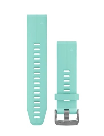 Garmin QuickFit 20-Uhrenarmbänder Eisblau, Silikon