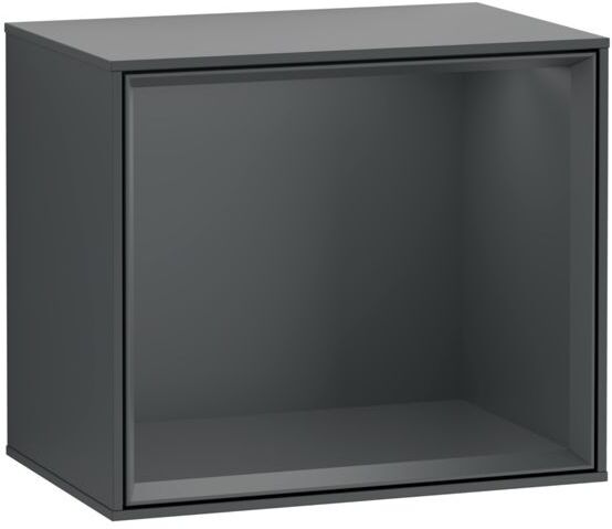 Villeroy und Boch Finion Regalmodul F590HGHG 41,8x35,6x27cm, Ladestation, Regal Midnight Blue, Midnight Blue Matt Lacquer