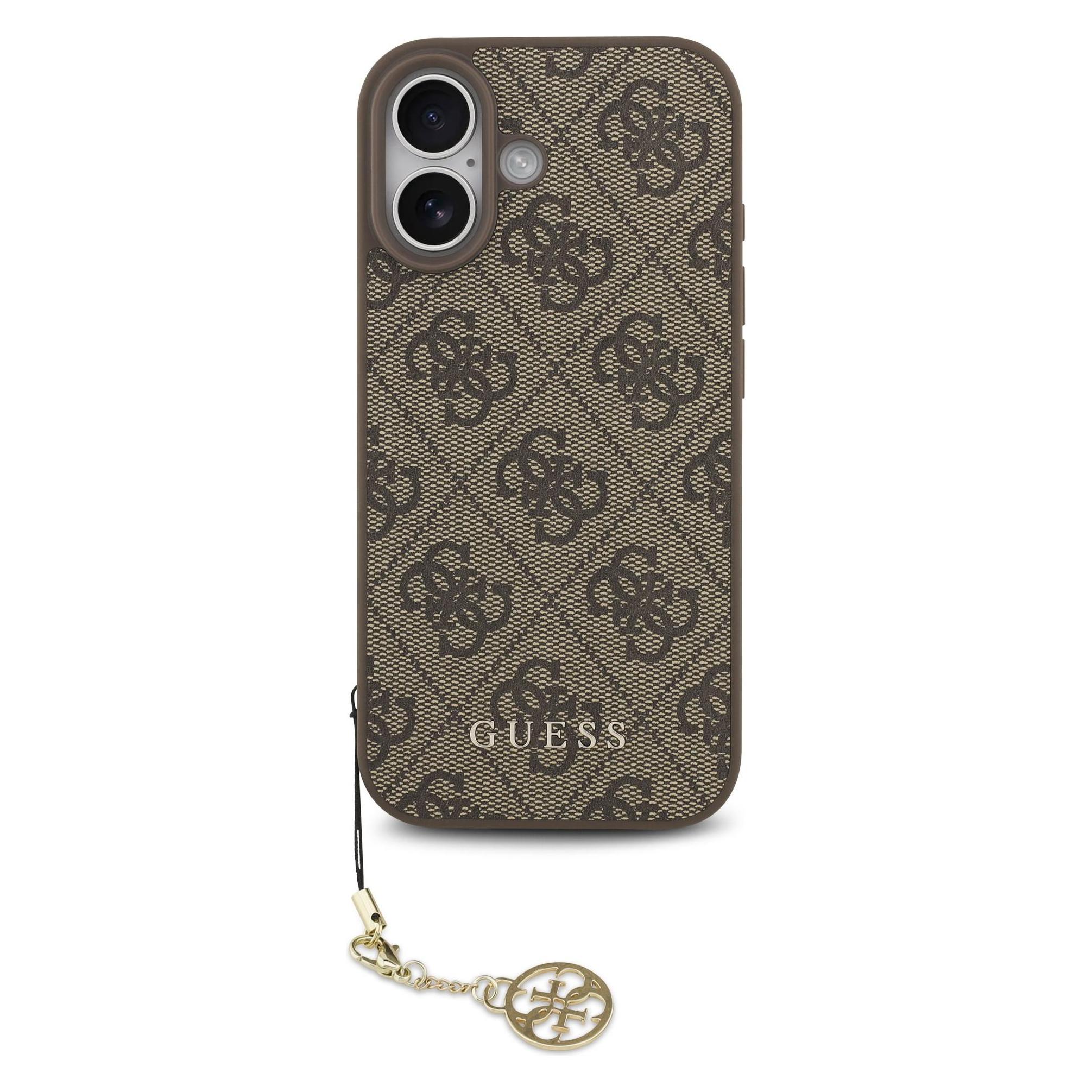 Guess Hülle 4G Charm Elegante Schutzhülle Raffiniertes Design Trendaccessoire (Apple iPhone 17) (GUHMP17SGF4GCW)