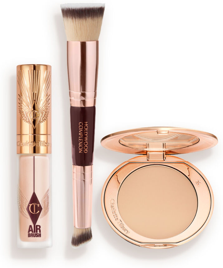 Airbrush Blur Complexion Trio - Face Kit Charlotte Tilbury 3283 Airbrush Blur Complexion Trio Size: