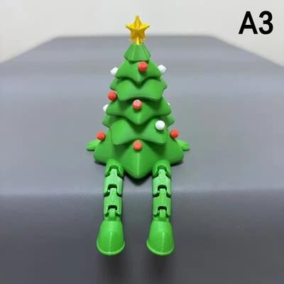 Multisell Products Hub Christmas Tree Ornament With Movable Joint, Printed Christmas Ball, Festive Christmas Decorations, Tabletop Display 2
