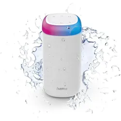 Hama Shine 2.0, Bluetooth Lautsprecher, Weiss