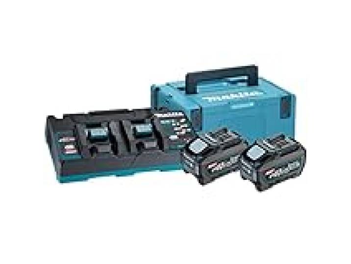 Makita Makita 40V Li-ion MAX Set de 2 batteries 4.0Ah - Chargeur - Mbox - 191U13-9
