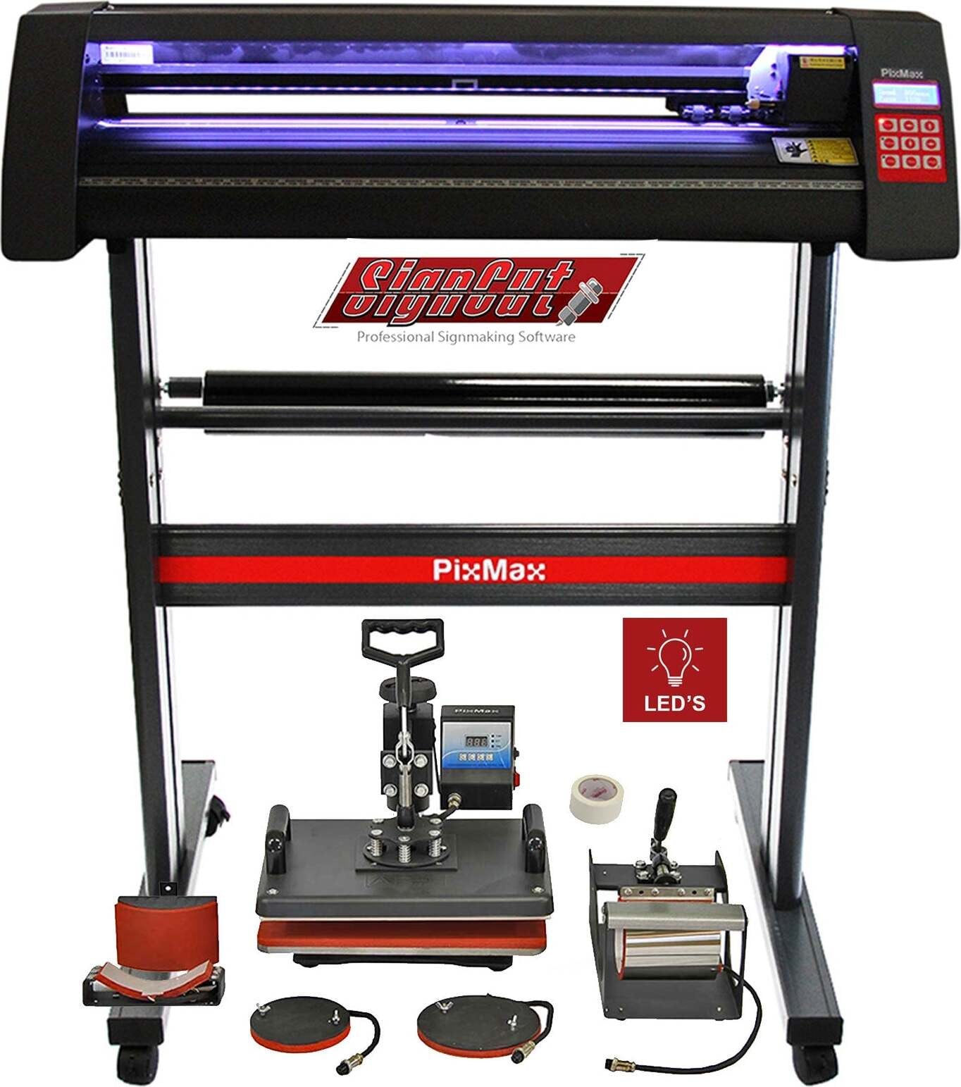 Monster Shop 5-in-1 LED-snijplotter en warmtepers met Signcut Pro software, 720mm