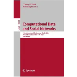 Computational Data and Social Networks, Fachbücher von Thang N. Dinh, Minming Li