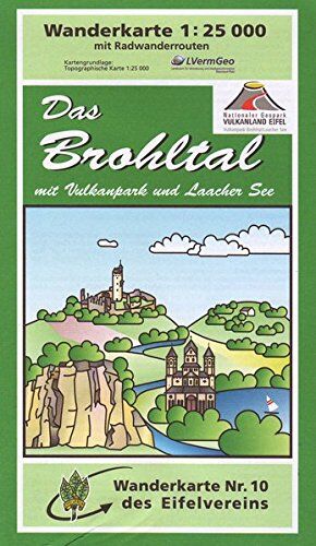 Eifelverein, Düren, Hauptgeschäftsstelle - Brohltal: Wanderkarte Nr. 10 des Eifelvereins (Karten des Eifelvereins) - Preis vom 02.10.2026 23:42:20 h