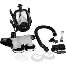 3M Gebläseatemschutz-System Asbest-Kit, PF-PF2-600E-ASB-FF-603, 1x Gebläseeinheit PF2‐602E‐ASB, 1x Vollmaske 603 L, 1x PF2‐972, 1x SC‐327 Gürtel, 1x PF2‐641E, 1x SC‐BT‐56‐ASB Luftschlauch, 2x DT‐1135E Partikelfilter, 2x SS‐6600 & SS‐6602, 1x PF‐653