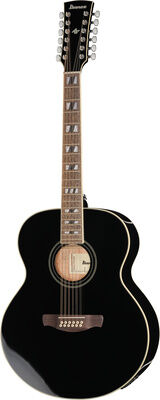 Ibanez AJ7012M1E-BK Black High Hochglanz