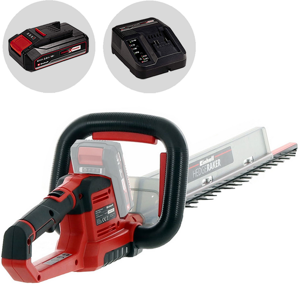 Einhell GE-CH 18/60 Li - Akku-Heckenschere 18V/2.5Ah - Messer 67 cm