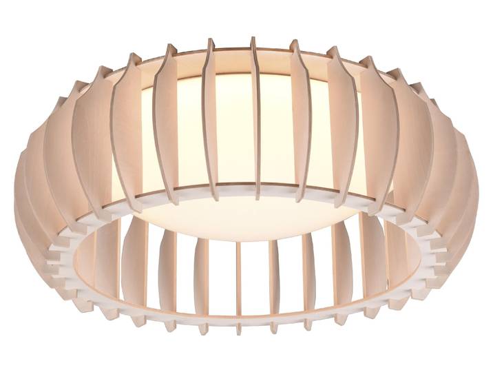 Plafonnier moderne à LED intégrées MONTE\, couleur bronze\, RL R62171130