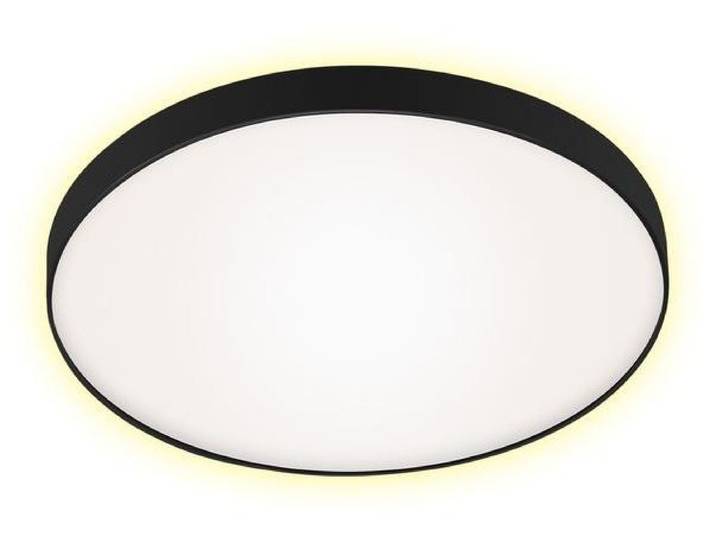 LED Deckenleuchte Hintergrundbeleuchtung 12 W weiß-schwarz Metall Briloner
