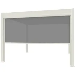 Weide Sonnenrollo 4 Maße Weiß Für Weide Deluxe Pergola4 Meter