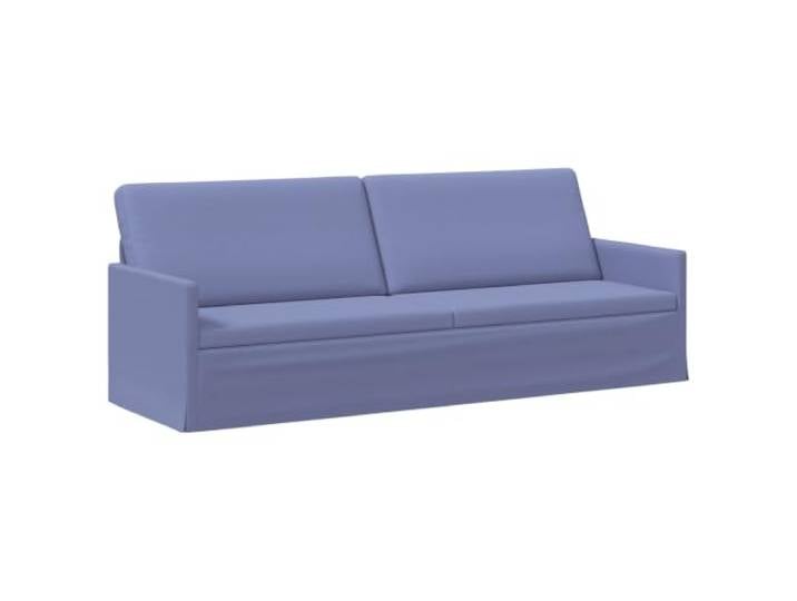 vidaXL 3-Sitzer Sofa Jeans blau 220 x 81 x 82 cm Stoff