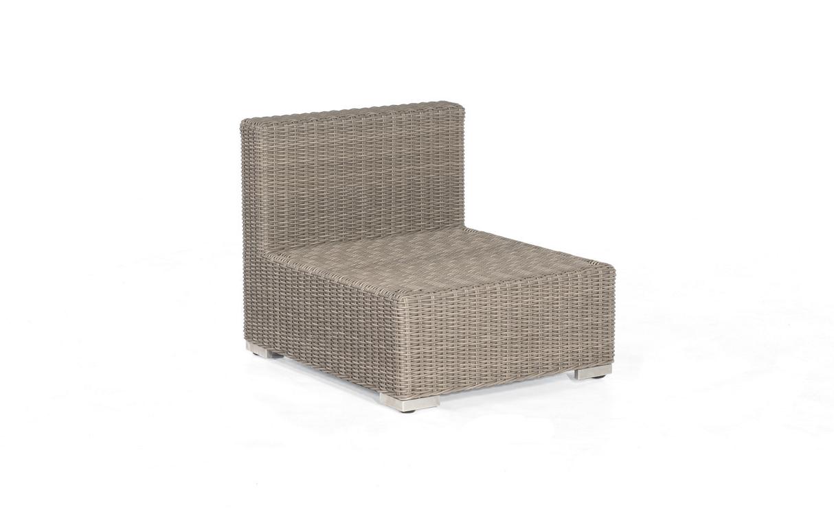 MUESING Mittelmodul Residence Alu/PE-Kunststoffg eflecht stone-grey SonnenPartner 16906090
