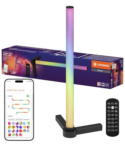 Ledvance Moderne Tafellamp met RGB-effect en Aluminium Afwerking