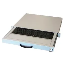 EFB 691649TS.1TP-US 19” 1HE Tastaturschublade inkl. Tastatur US, Touchpad, RAL9005 691649TS1TPUS