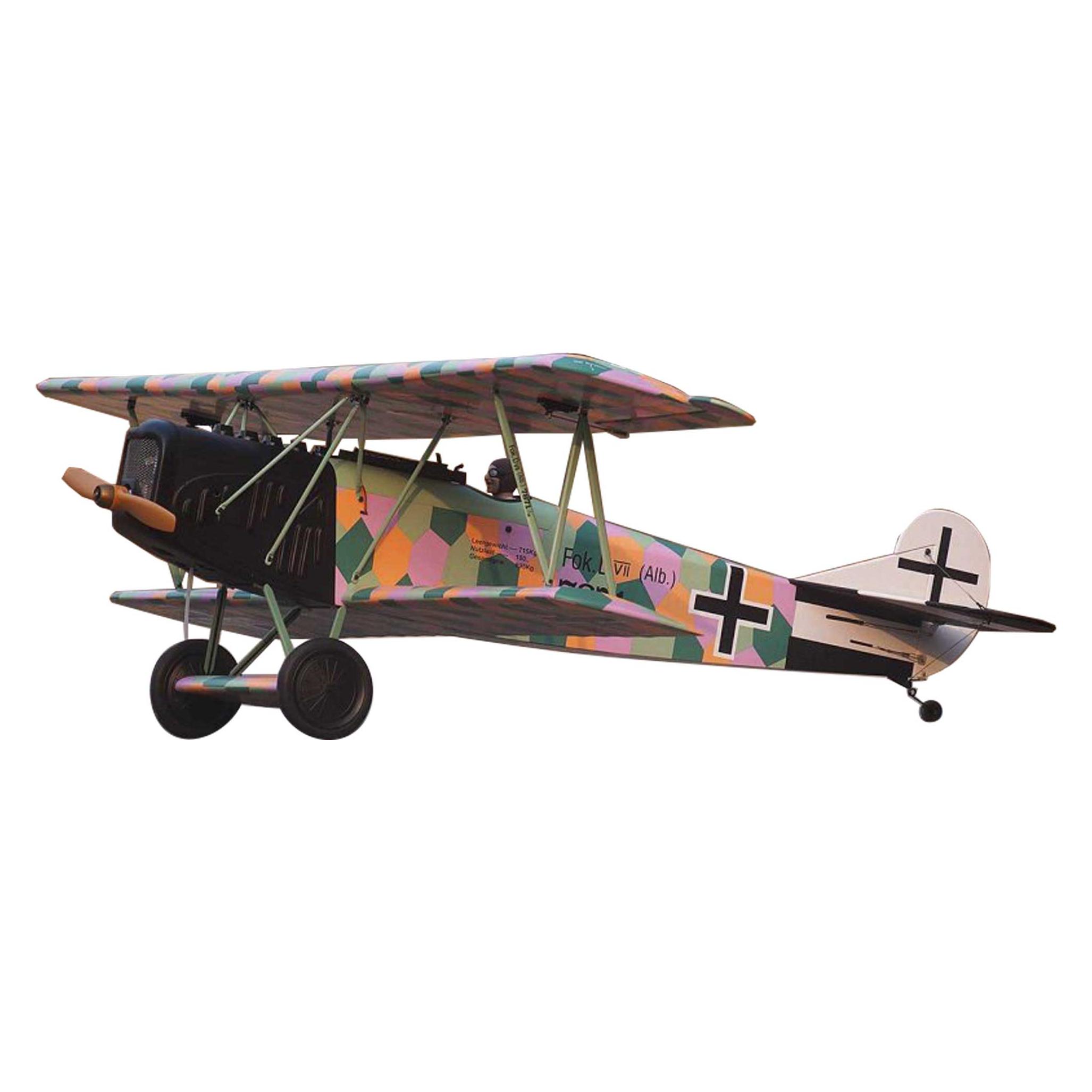 Vq Models Fokker D7m / 1730mm ARF Doppeldecker (Kunstflug) (18007)