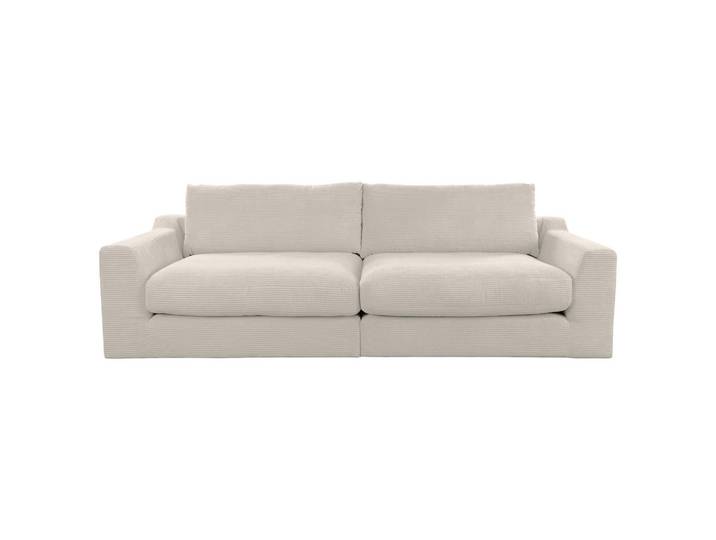 Sit & More Bigsofa, Creme, Kunststoff, 276x90x109 cm, Typenauswahl, Rücken echt, Armteil links, Armteil rechts, Wohnzimmer, Sofas & Couches, Bigsofa