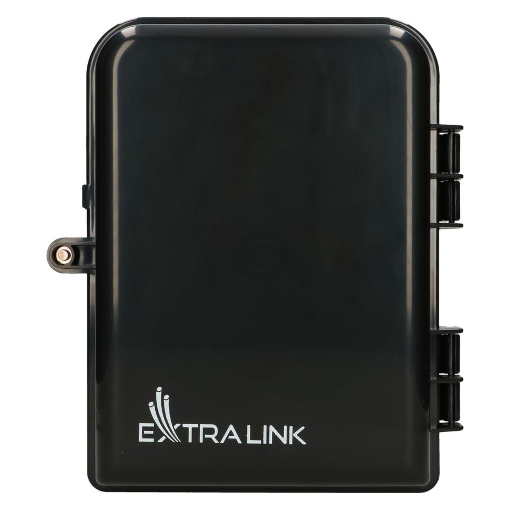 Extralink Extra EXTRA ELIZA V2 16 CORE GLASFASER-ANSCHLUSSKASTEN Schwarz MITTE (EX.12165)