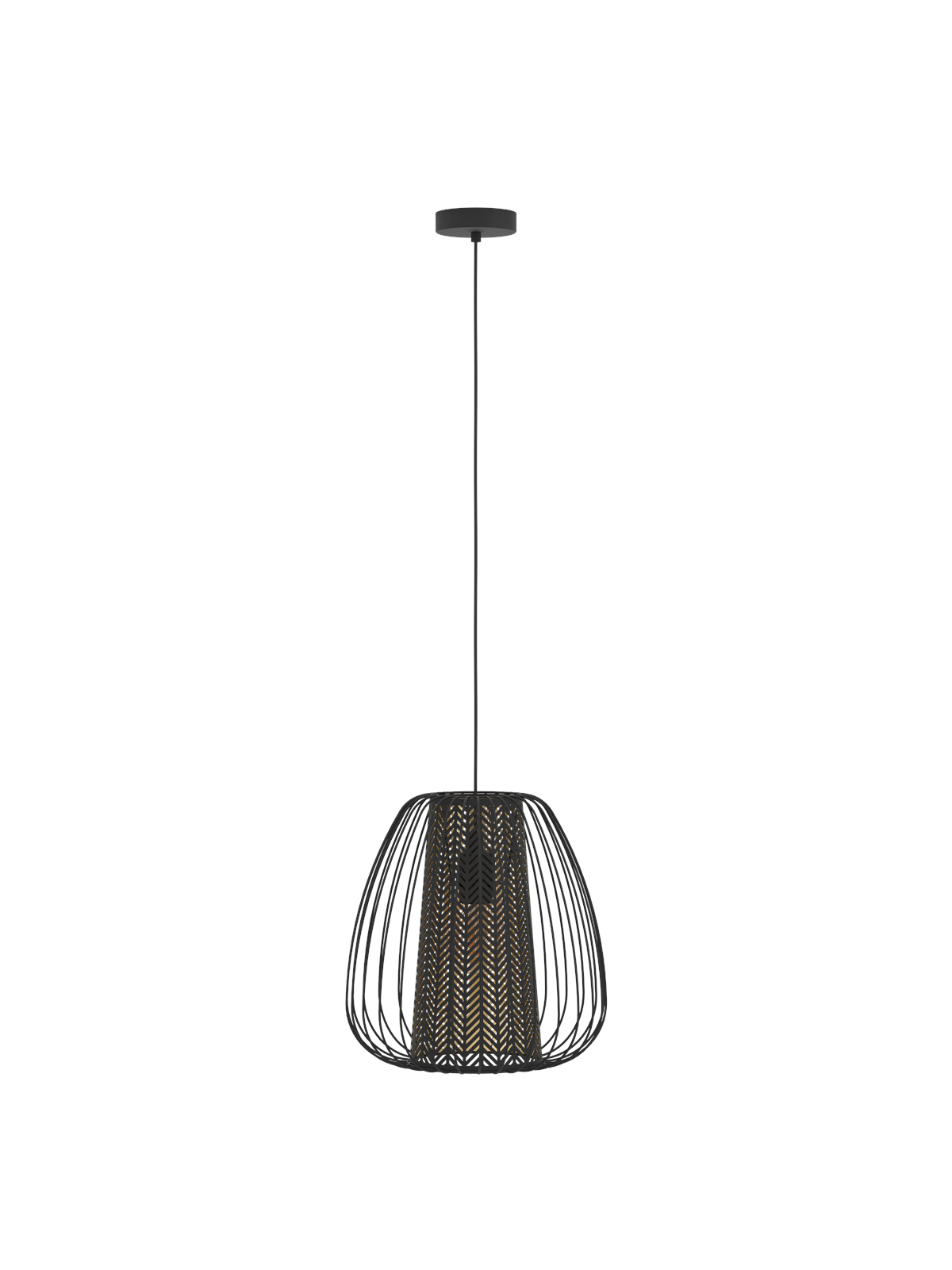 EGLO CURASAO Hängeleuchte, schwarz, gold