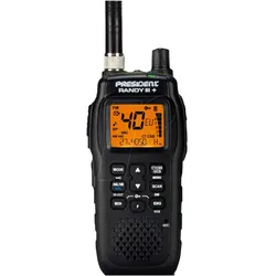 President Randy III Plus ASC AM/FM CB Tragbares Radio Schwarz (AM, FM), Radio, Schwarz